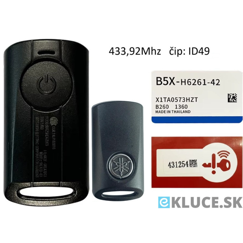 1TL. YAMAHA  N-MAX, T-MAX, X-MAX, Aerox OVLÁDAČ