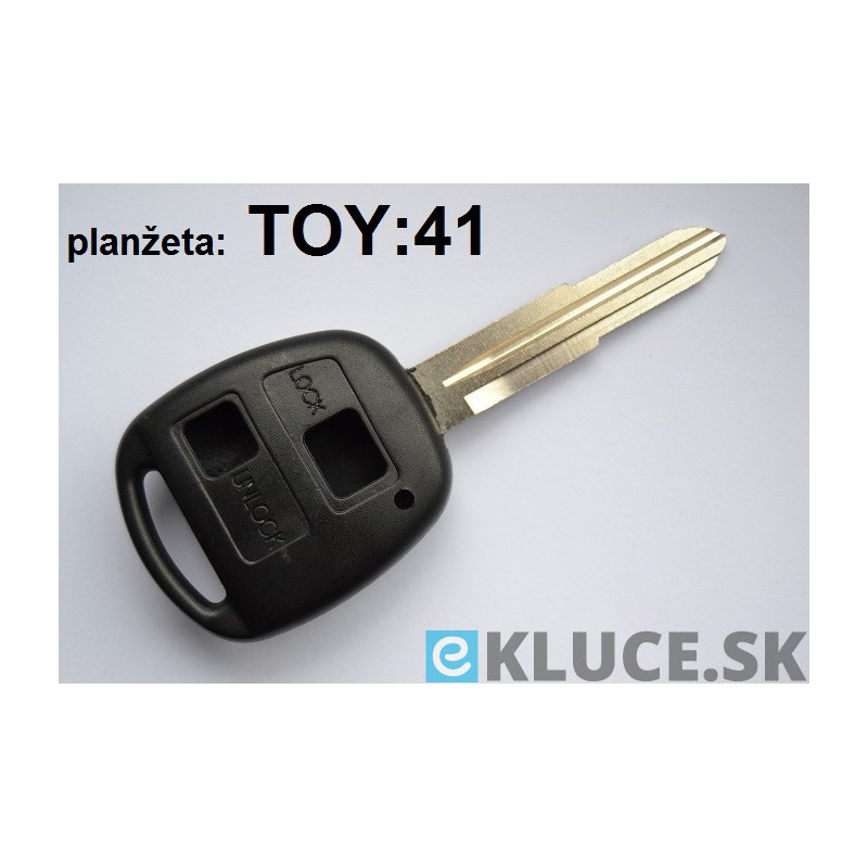 Toyota  2  tlačidlový +TOY41 planžeta