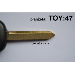 Toyota  2  tlačidlový +TOY47 planžeta