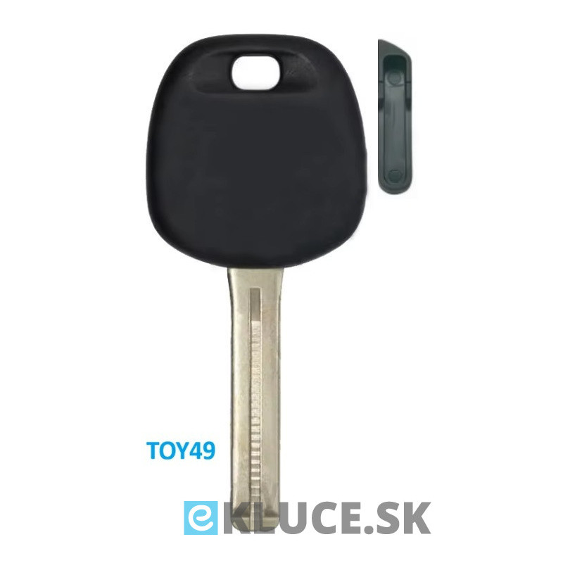 TOYOTA KĽÚČ + planžeta TOY49