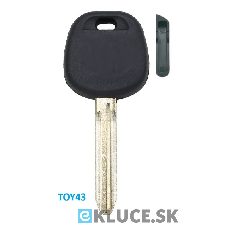 TOYOTA KĽÚČ  TOY43+immo chip