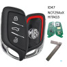 MG 3TL. RX3, I3 MG ZS, MG5, ROEWE 433MHz: ID47 HITAG3 NCF29AxX