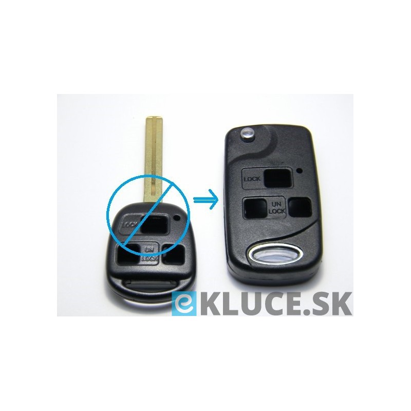 Prestavba Lexus 3 tlačidlový + planžeta