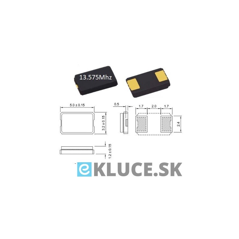 13.575 Mhz OSCILLÁTOR VYSIELAČ FREKVENCIE