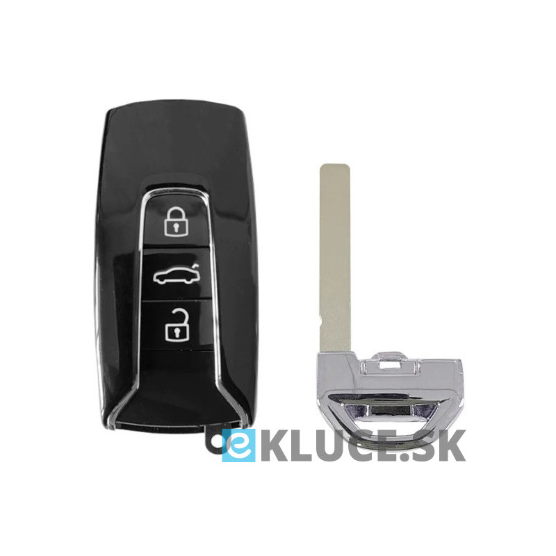 3F0 959 754 D VW TOUAREG KEYLESS GO KĽÚČ 434Mhz MLB