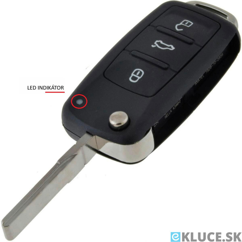 KEYLESS GO KĽÚČ ŠKODA, VOLKSWAGEN