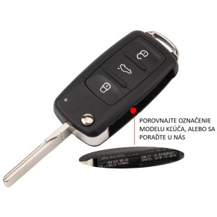 KEYLESS GO KĽÚČ ŠKODA, VOLKSWAGEN
