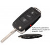 KEYLESS GO KĽÚČ ŠKODA, VOLKSWAGEN