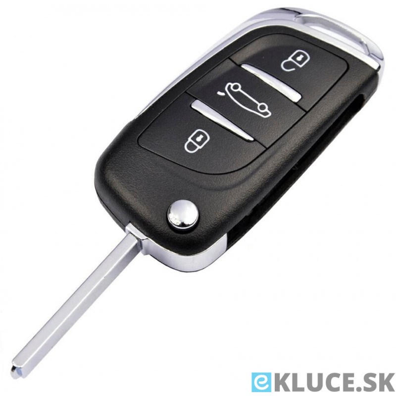 CITROEN NOVÝ MODEL 3 TL. 434MHz s immo Chipom