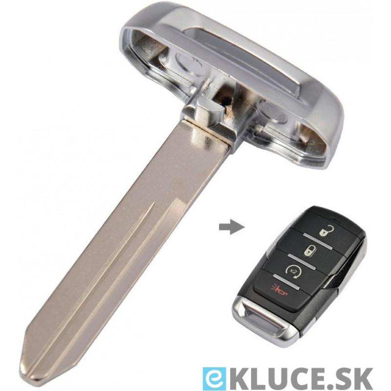 Planžeta do kľúča JEEP, CHRYSLER, DODGE