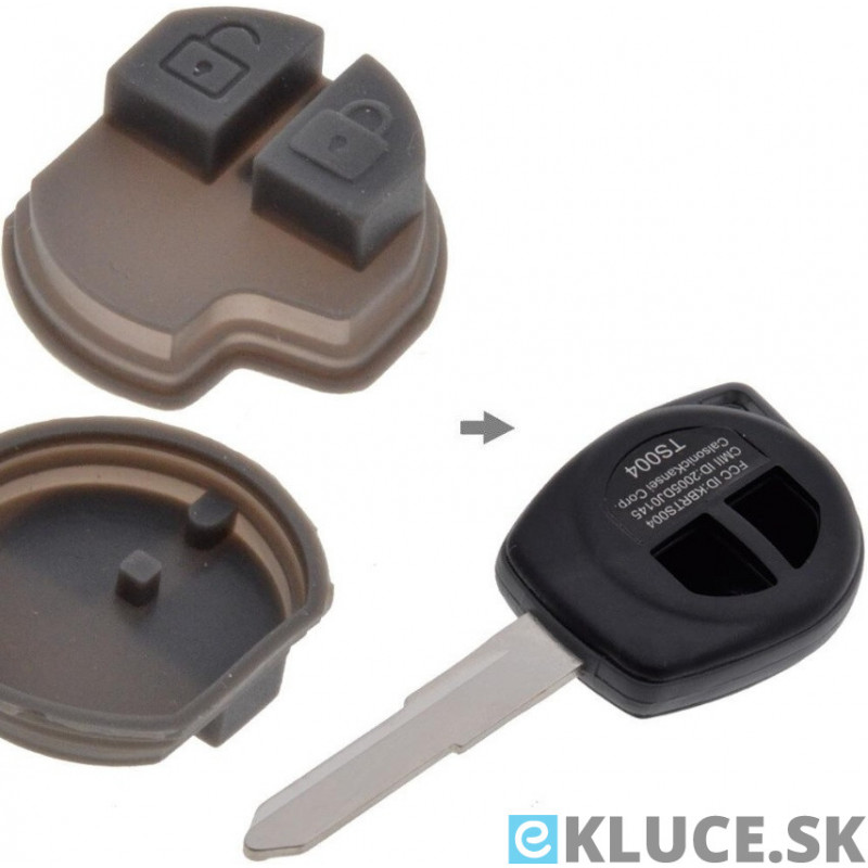 GUMENÉ TLAČIDLÁ KĽÚČA SUZUKI, FIAT