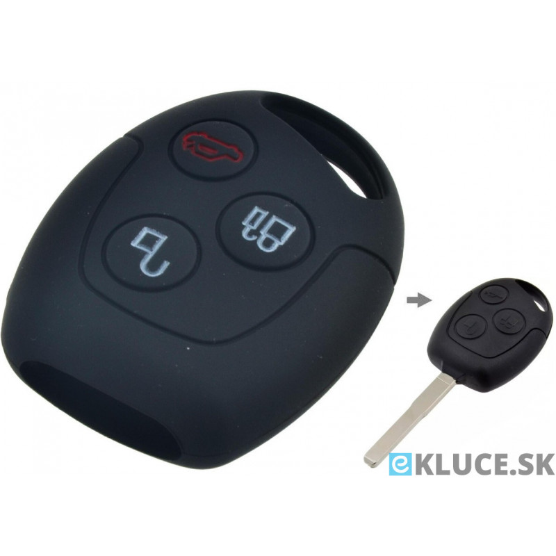 3 TLAČITKOVÝ FORD SILIKÓNOVÝ OBAL NA KĽÚČ
