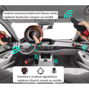 MERACÍ PRÍSTROJ ANTÉN NA VOZIDLE KeylessGo prístupov