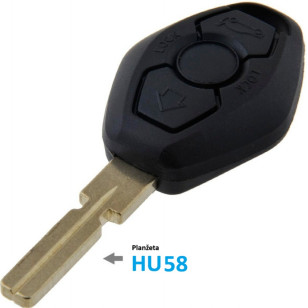 BMW 3TL. 433,92MHz, ID44 (PCF7935) + planžeta  HU58