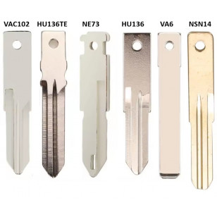 3 TL. kľúč 433Mhz Chip 4A (PCF7961M)