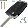 VW 3 TL. kľúč 434Mhz, MQB48 KEYLESS GO