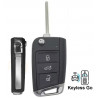 SEAT 3 TL. kľúč 434Mhz, MQB49/5C KEYLESS GO