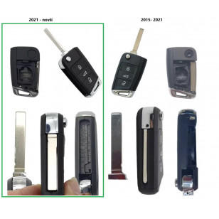 SEAT 3 TL. kľúč 434Mhz, MQB49/5C KEYLESS GO