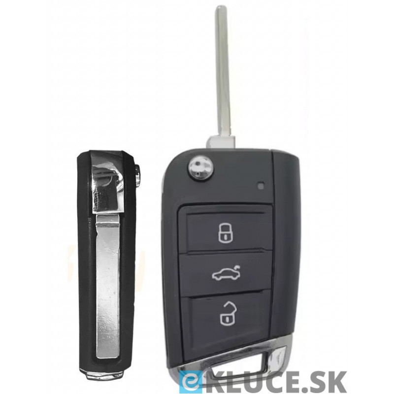 NOVÝ MODEL KĽÚČA od roku 2021 3 tlačidlový