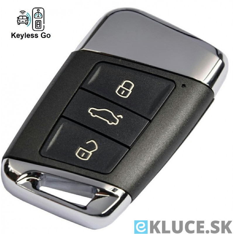 VW 3 TL. kľúč 434Mhz, MQB49/5C KEYLESS GO
