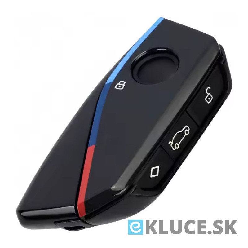 BMW INT. ČIERNY KĽÚČ 4 tlačidlový +planžeta HU100R